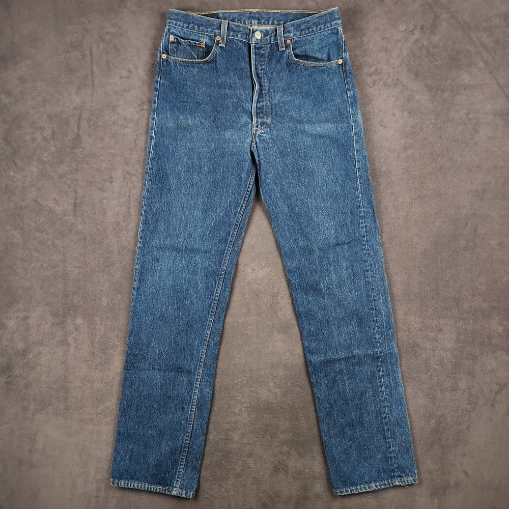Vintage Levis 501xx Jeans Mens 36x38 (Fits 33x35)‎ Blue Straight Button Fly USA